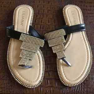 Liliana Sandals Rhinestones